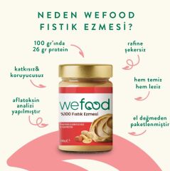 Wefood Yer Fıstığı Ezmesi %100 Sade 300 Gr