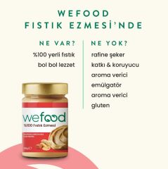 Wefood Yer Fıstığı Ezmesi %100 Sade 300 Gr