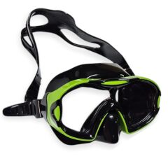 Çocuk Dalış Maskesi ve Snorkel Seti - Star Diving - Yeşil