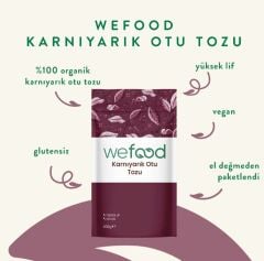 Wefood Organik Karnıyarık Otu Tozu 200 Gr
