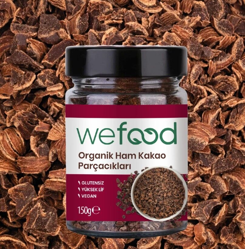 Wefood Organik Ham Kakao Parçacıkları 150 Gr