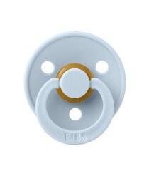 Bibs Colour Kauçuk Simetrik Emzik 6-12 Ay Baby Blue