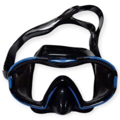 Çocuk Dalış Maskesi ve Snorkel Seti - Star Diving - Mavi