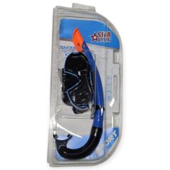 Çocuk Dalış Maskesi ve Snorkel Seti - Star Diving - Mavi