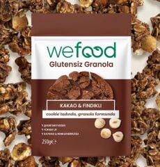 Wefood Kakao ve Fındık Granola 250 Gr