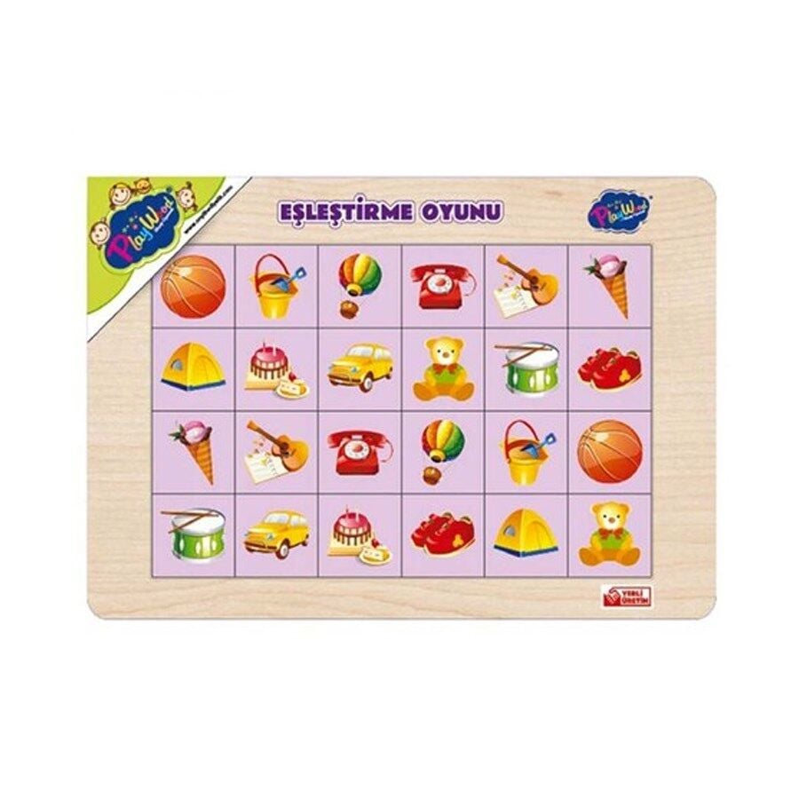 Ahşap Eğitici 4 Çeşit Eşleştirme