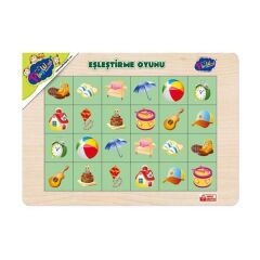 Ahşap Eğitici 4 Çeşit Eşleştirme