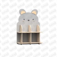 Bebeji Figür Kitaplık Mouse