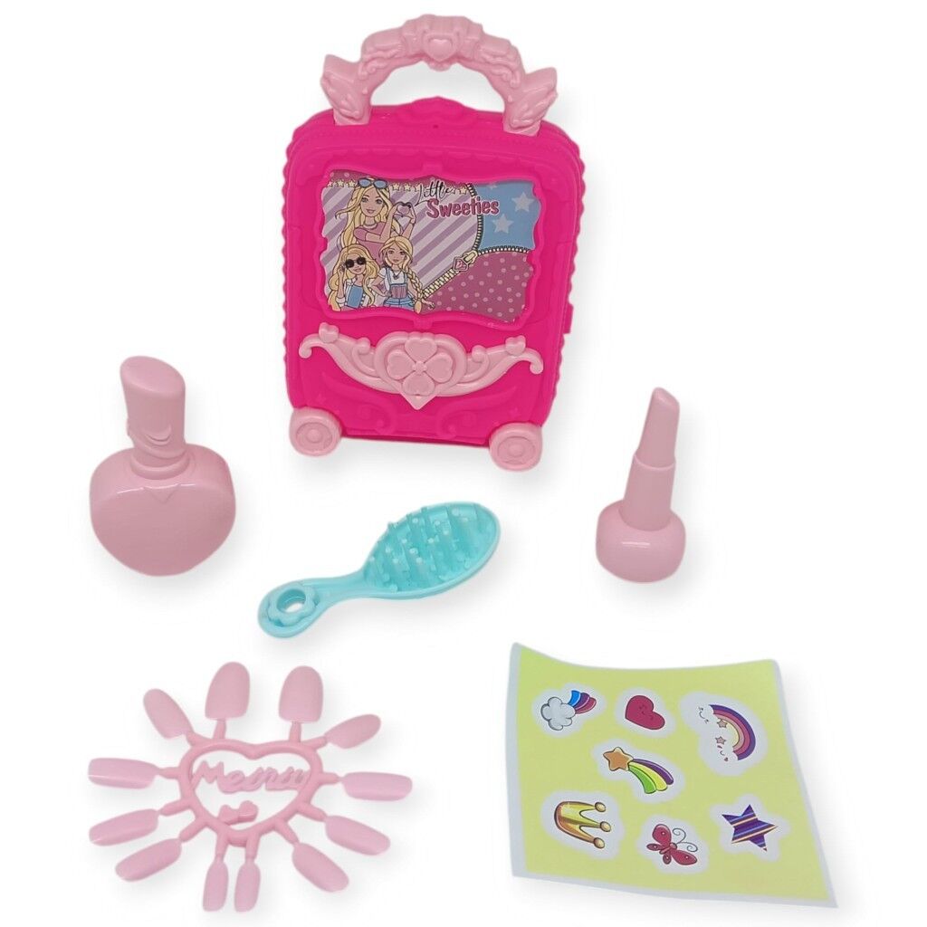 Sürpriz Oyuncak Valiz Güzellik Seti - 5 Parça - 02104