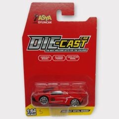 Metal Mini Arabalar  8 cm - Kırmızı - 3