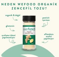 Wefood Organik Zencefil Tozu 45 Gr