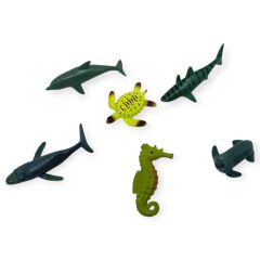 Hayvan Figürleri - Aksesuarlı Deniz Hayvanları  - 30 Parça Set