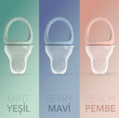Mochi Pop-Up Meyve Sebze Gıda Emziği Sky