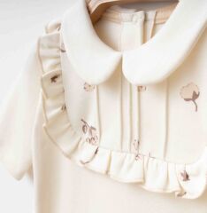 Eslenza Şapkalı Tulum 2240 Krem