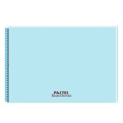 Pastel Spiralli Resim Defteri 25x35 20 Yaprak