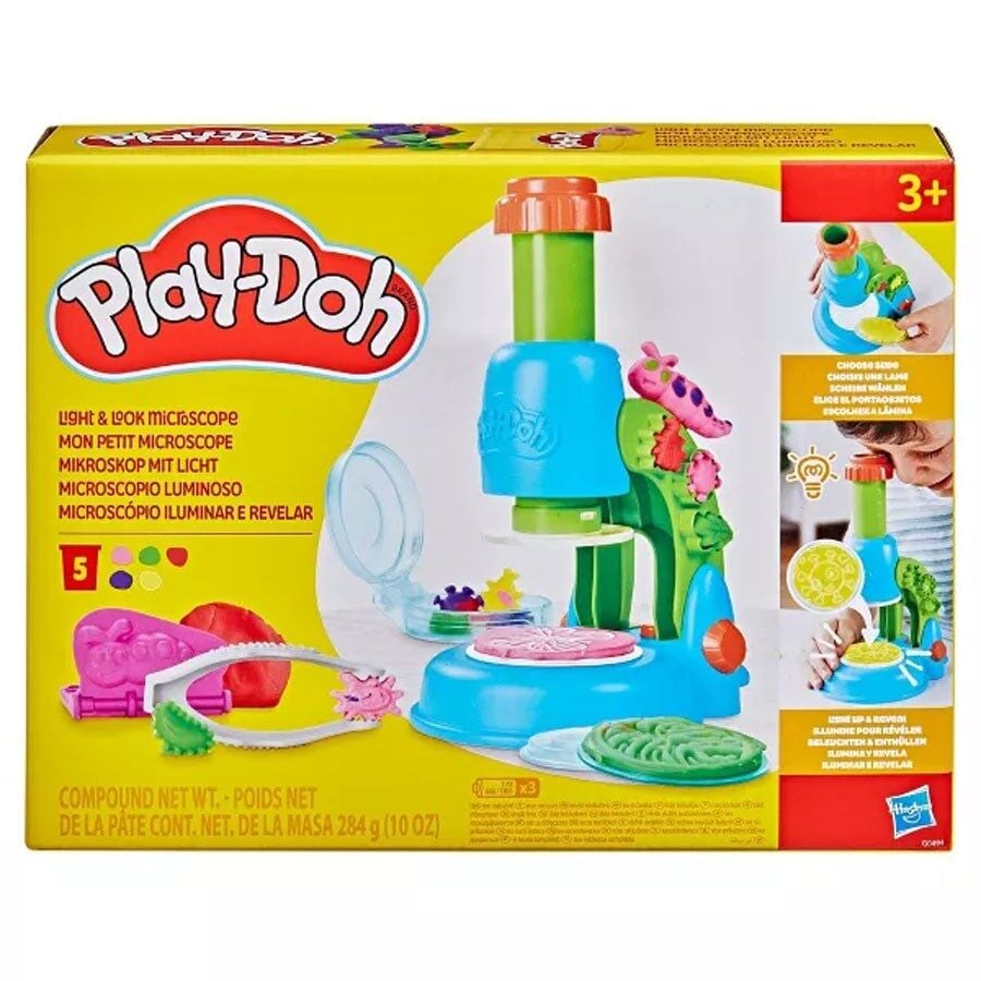 Play-Doh Işıklı Mikroskop Oyun Seti