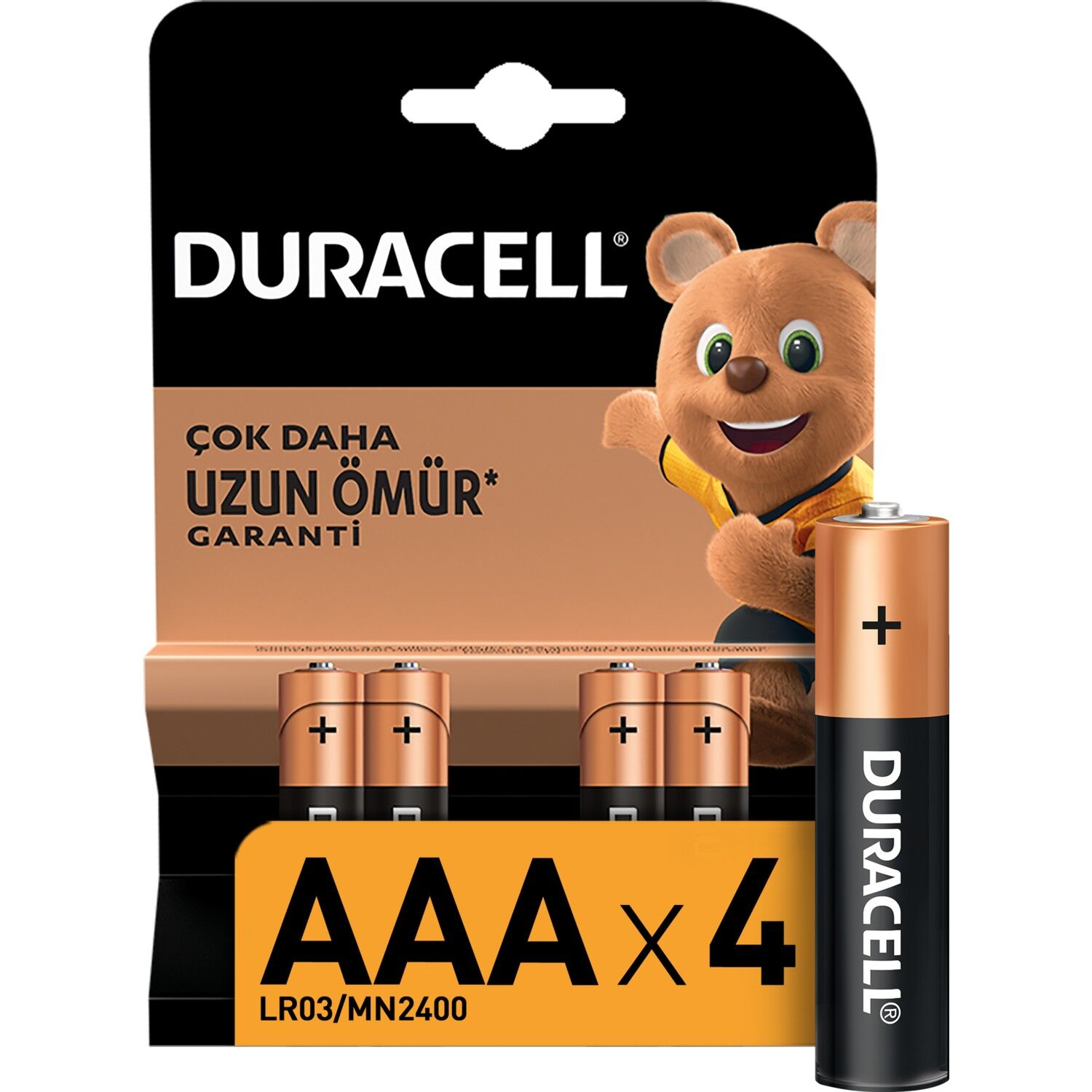 Duracell 4Lü AAA İnce Kalem Pil