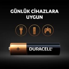 Duracell 4Lü AAA İnce Kalem Pil