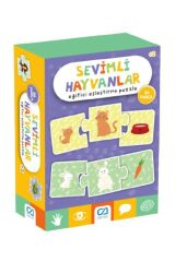 Games Sevimli Hayvanlar Eğitici Eşleştirme Puzzle 36 Parça