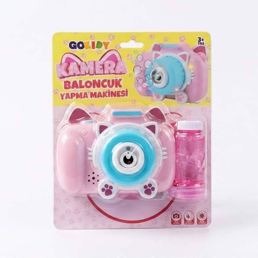 Kamera Figürlü Baloncuk Makinası