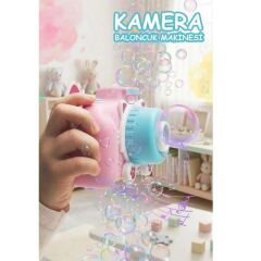 Kamera Figürlü Baloncuk Makinası