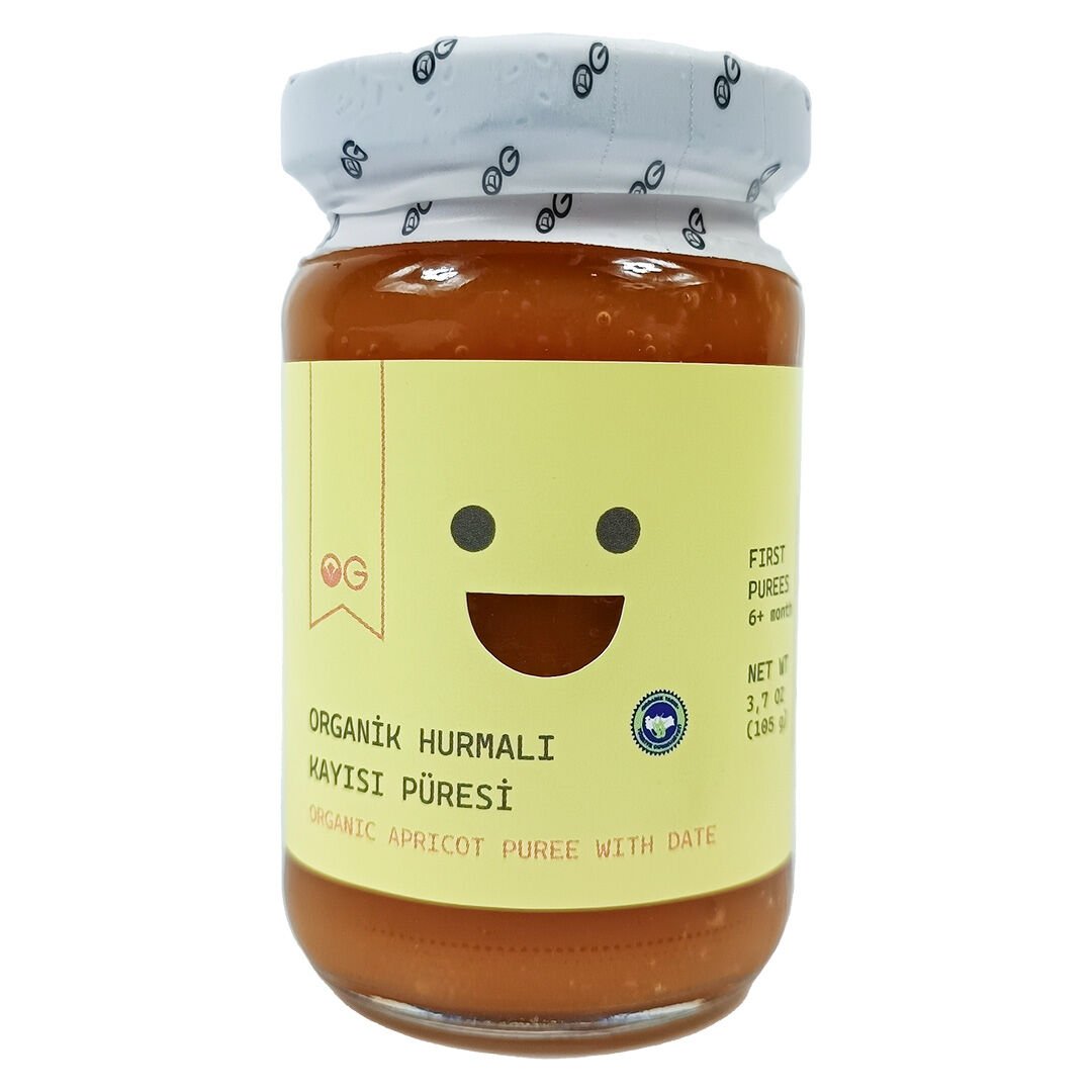 OG Natural Organik Hurmalı Kayısı Püresi 105 Gr