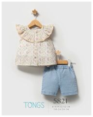 Tongs Jeans Universe İkili Takım 5821 Mavi