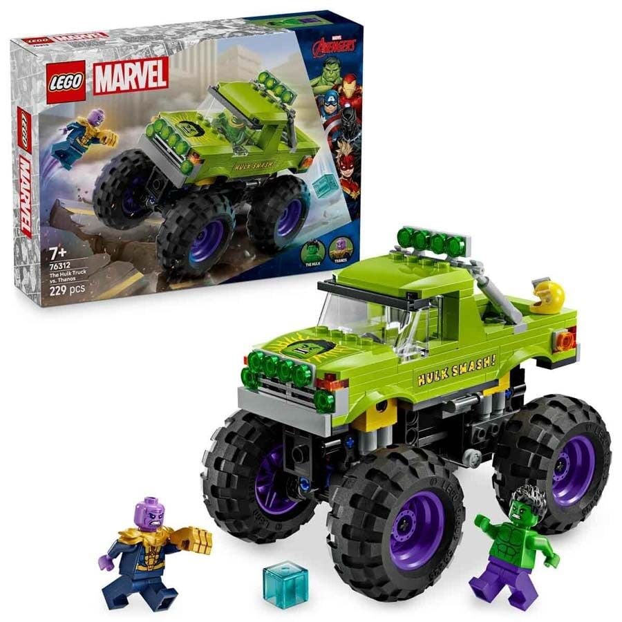 Lego Marvel Hulk Kamyonu Thanos`a Karşı