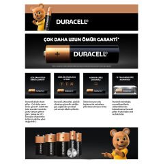 Duracell 6Lı AAA İnce Kalem Pil