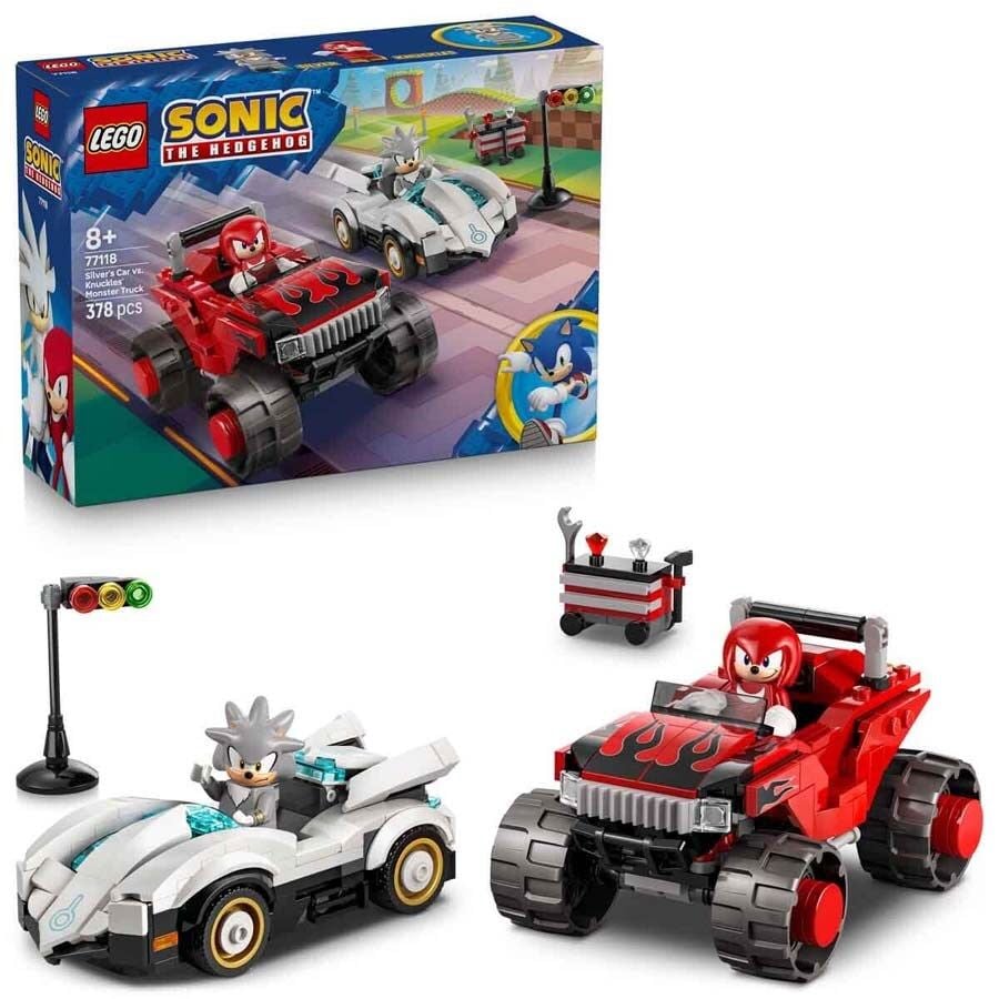 Lego Sonic Silver Aracı Ve Knuckles Canavar Kamyan