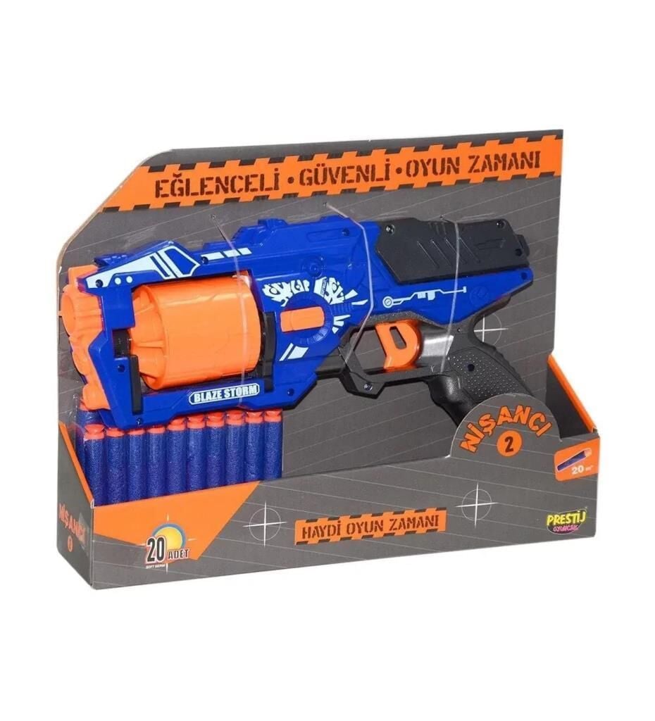 6464 - SÜNGER ATAN TABANCA REVOLVER 20 YEDEK MERMİ