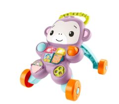 Fisher Price Sesli ve Işıklı Benimle Öğren Mor Maymun Yürüteç JGW94