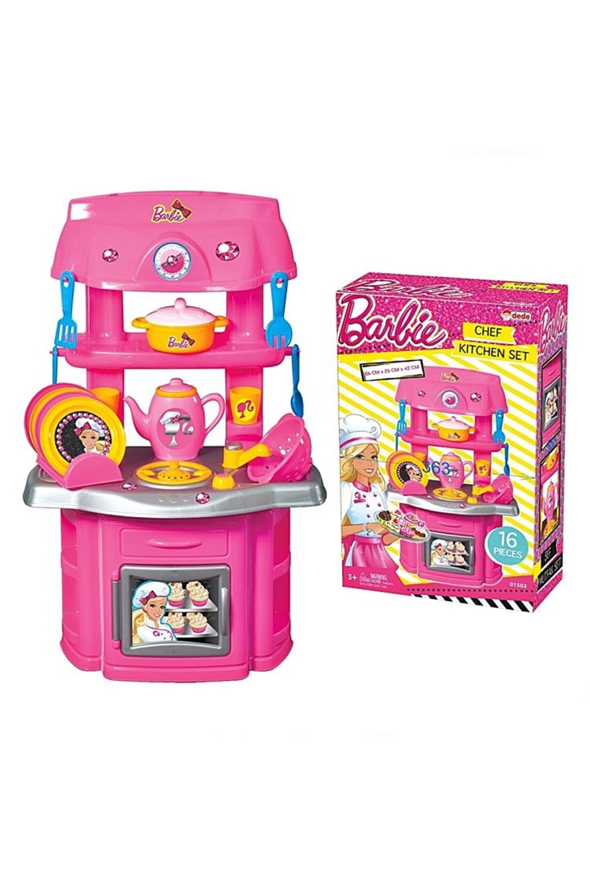 Dede Barbie Şef Mutfak Seti 01503