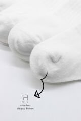 Bistyle 6'Lı Basic Penye Soket Çorap 10101 Beyaz