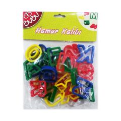 Bu-Bu Oyun Hamuru Kalıbı Harf( 26parça)
