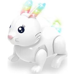 99777-1 - PİLLİ SESLİ IŞIKLI YÜRÜYEN TAVŞAN